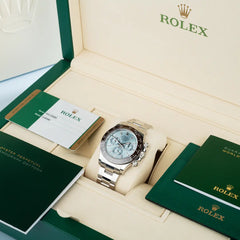 Rolex Cosmograph Daytona 40mm Platinum Ice-Blue Dial