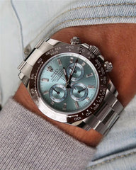 Rolex Cosmograph Daytona 40mm Platinum Ice-Blue Dial