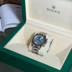 Rolex Cosmograph Daytona 40mm Platinum Ice-Blue Dial