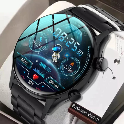 The Topic-New NFC Smartwatch Men HD Screen Always On Display Bluetooth