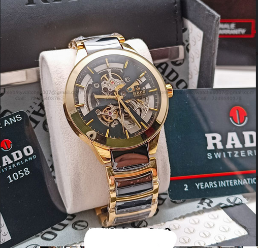 Rado Centrix Open Heart Automatic Gold Watch