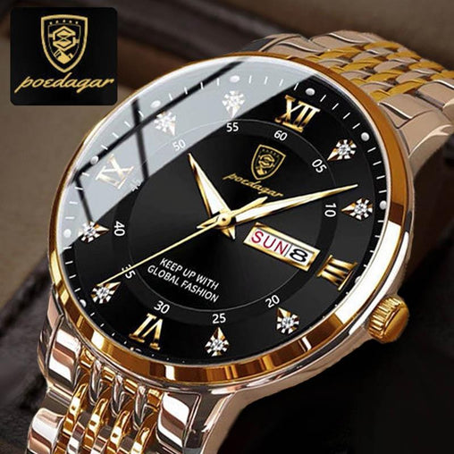 The Topic-Men's Watch New Men's Watch Waterproof Luminous Calendar Quartz Wrist Watch