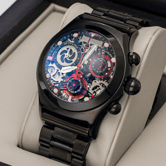 ITS-Reef Tiger Skeleton Dial with Date Business Bracelet Watch