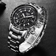 The Topic-Simple Watches For Men's Quartz Stainless Steel|| Chronograph Men’s Watch – 043
