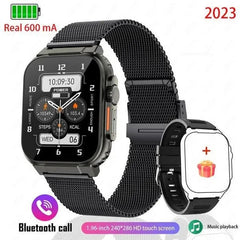 Lige 600mAh Smart Watch Ultra Watch Men Bluetooth Call(Answer/Make Call)