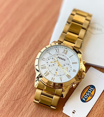 Fossil Men's Chronograph Gold Premium Watch